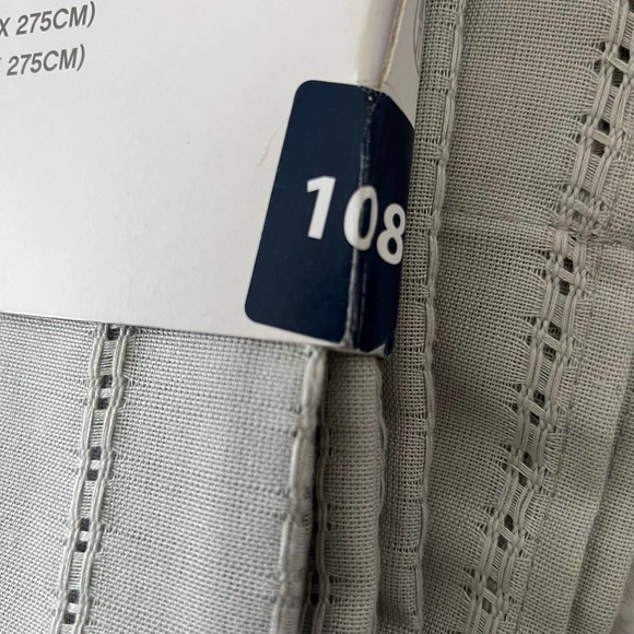 BETHANY HOTEL GROMET CURTAINS SET 108" LONG LIGHT FILTERING - Picture 6 of 7